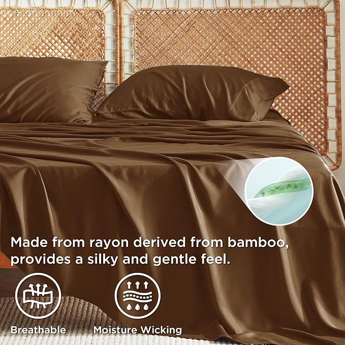 Bedsure King Size Sheets Set, Cooling Sheets - Image 3