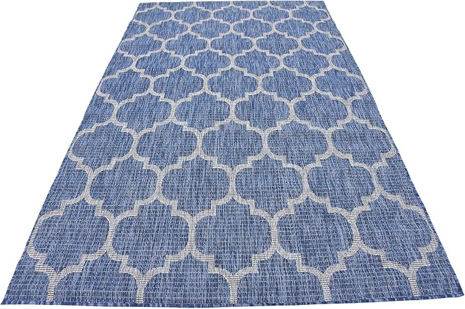 Unique Loom Outdoor Trellis Collection Area Rug - Image 6