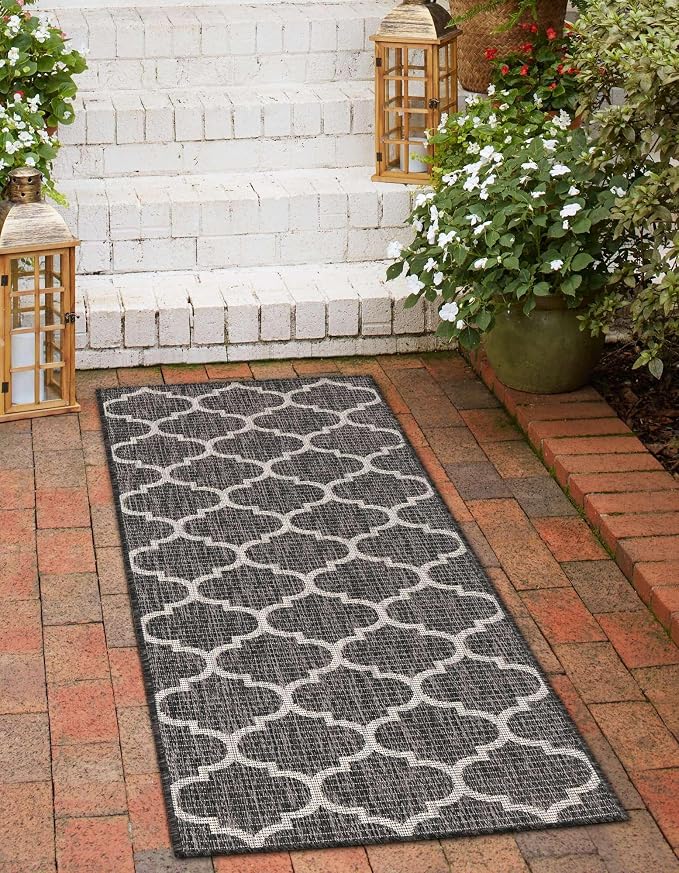 Unique Loom Outdoor Trellis Collection Area Rug - Image 4