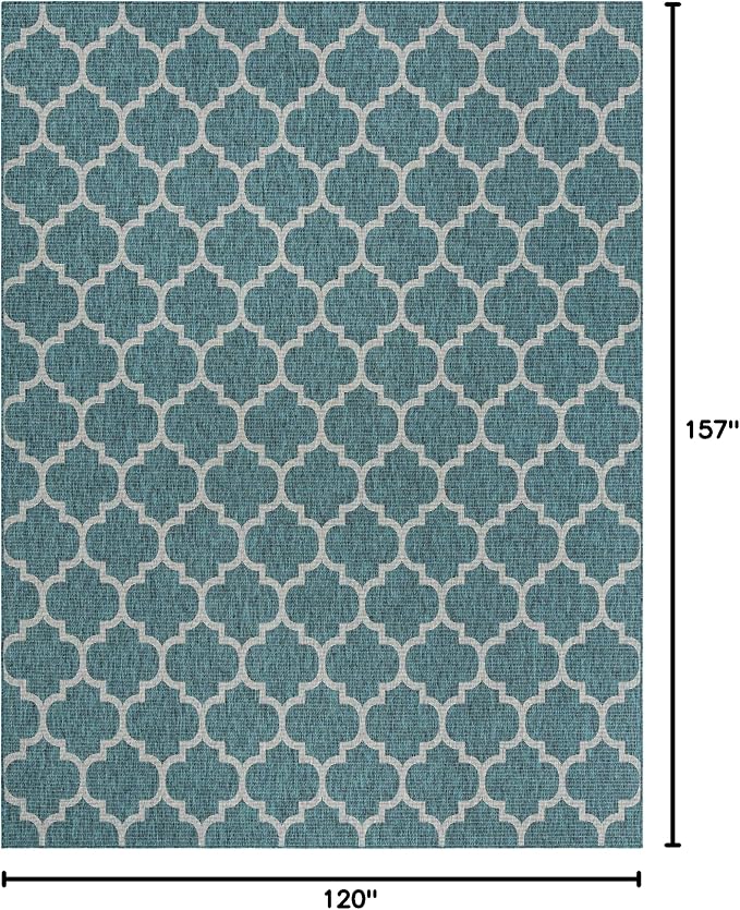 Unique Loom Outdoor Trellis Collection Area Rug - Image 2