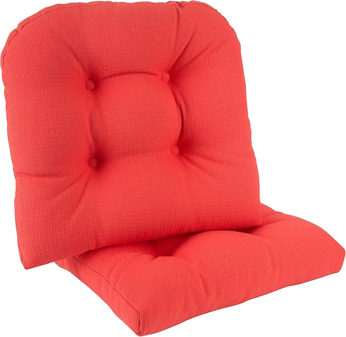 Klear Vu Gripper Overstuffed Universal Non-Slip Dining Chair Cushions by KlearVUHomeTextiles