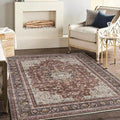 Washable Area Rug 4'x6' Traditional Floor Cover Foldable Thin Rugs Retro by CHAMPLANT