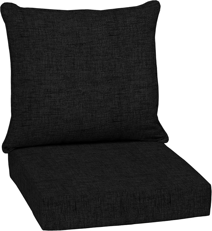 Arden Outdoor Deep Seat Cushion Set, 24 in x 24 in, Weather-Proof, Rain-Proof by ARDEN