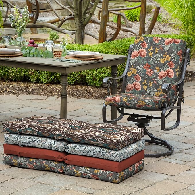 Arden Outdoor Dining Chair Cushion, 20 in x 20 in, Weather-Proof, Rain-Proof - Image 3