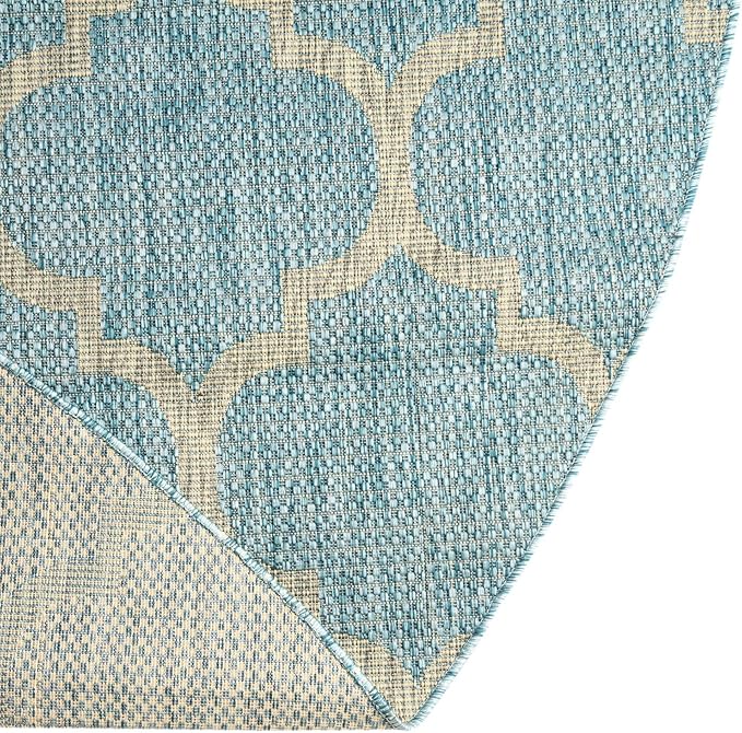 Unique Loom Outdoor Trellis Collection Area Rug - Image 8