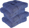 RACE LEAF 4 Pack 19x19 Patio Chair Cushions, Waterproof Memory Foam Cushions by RACELEAF