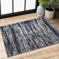 2x3 Modern Abstract Rug for Entryway, Washable Non-Slip Kitchen Rugs, Low-Pile by SiiloomRug
