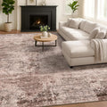 Brown Living Room Rug 8x10 by HazoHaus