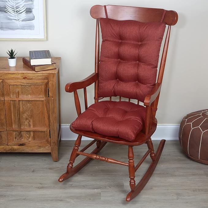 Klear Vu Omega Non-Slip Rocking Chair Cushion Set, Assembled in USA, Thick - Image 5