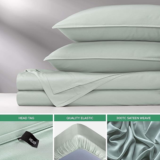Pure Bamboo Twin Sheets, Genuine 100% Organic Viscose Derived from Bamboo Bed - Image 6