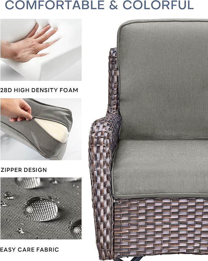 Pop 22x25/22x24 Outdoor Chair Cushions Set of 4 - Image 5