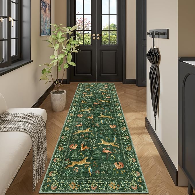 DUKINO 2x6 Rug for Hallway, Washable Kitchen Runner Rug - Image 5