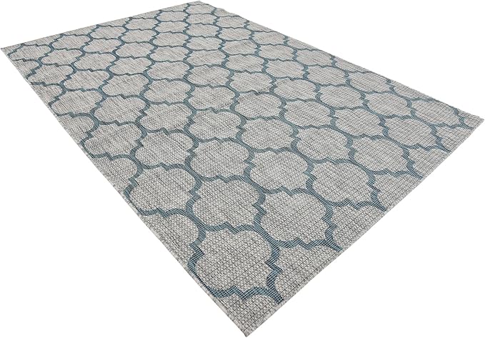 Unique Loom Outdoor Trellis Collection Area Rug - Image 5