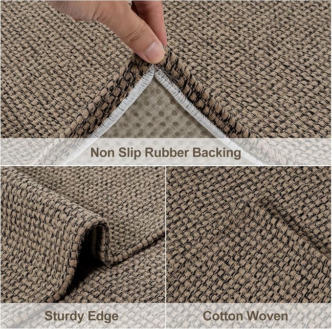 Uphome Boho Bathroom Rugs, 2x3 Washable Small Area Rug - Image 3