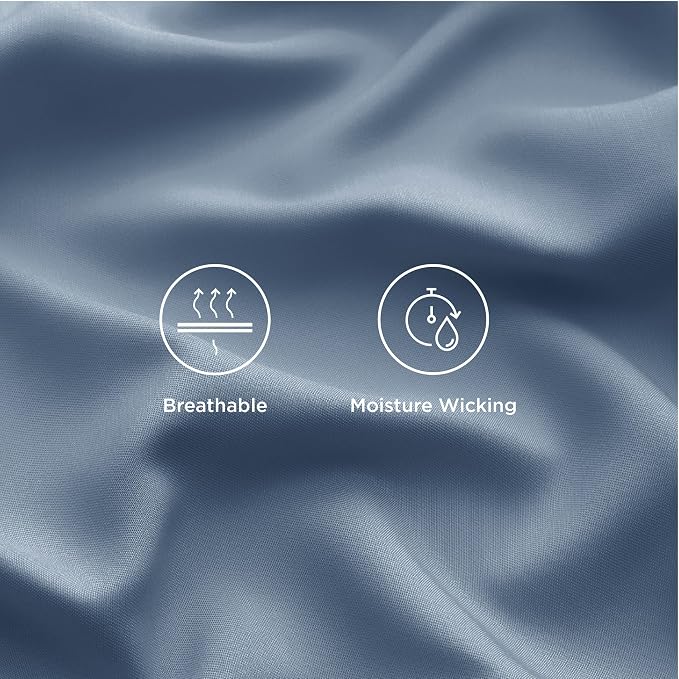 Bedsure Full Size Bed Sheets, Cooling Sheets, Rayon Derived from Bamboo - Image 5