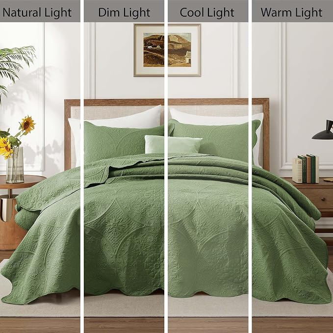 IR Imperial Rooms Twin Quilt Bedding Set Size + 1 Pillow Shams - Image 9