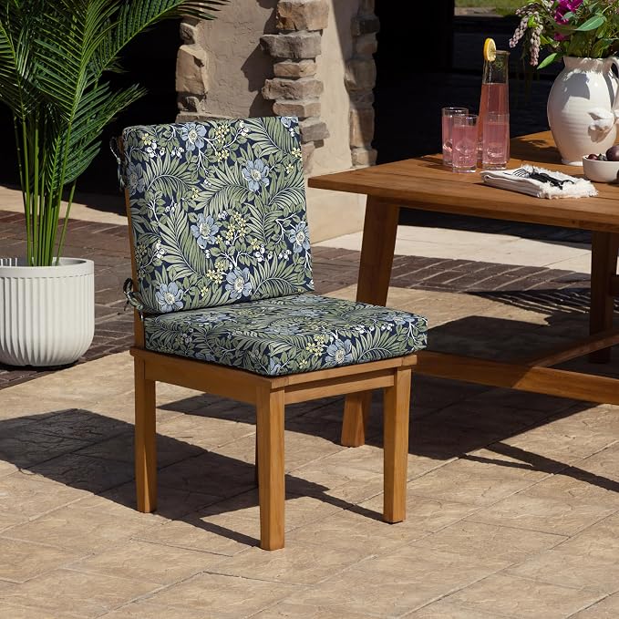 Arden Foam Outdoor Dining Chair Cushion, 20 x 20, Made - Image 2