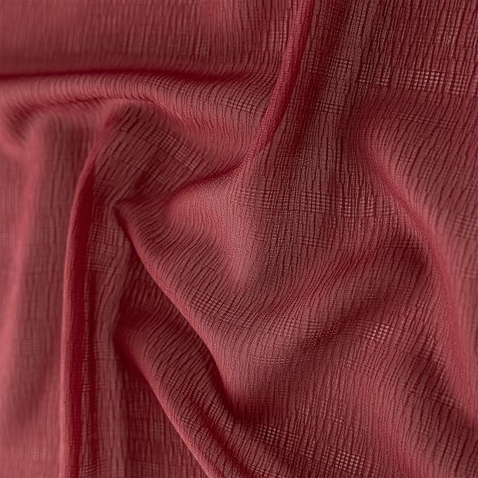 MAIHER 144 Inch Length Pinch Pleat Sheer Curtains 12 FT Tall Extra Long Curtains - Image 8