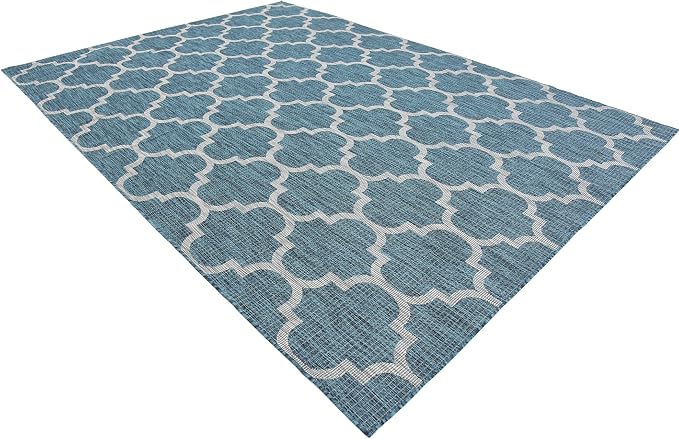 Unique Loom Outdoor Trellis Collection Area Rug - Image 5