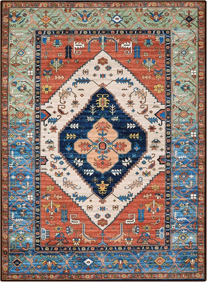 Lahome Boho Machine Washable Rugs - Image 10