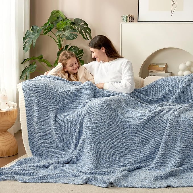 Snuggle Sac Blue Bedding Blanket Twin Size - Image 2