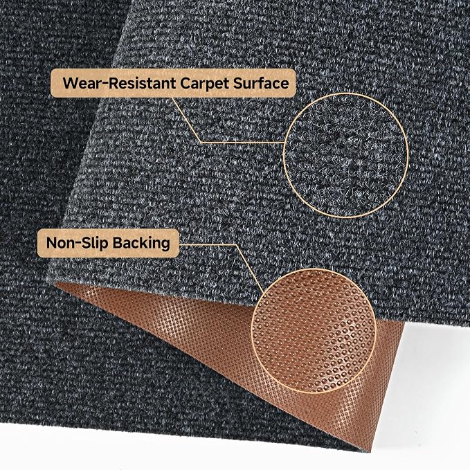 jxgzyy Runner Rugs 2'11" x 16'5", Non Slip Entrance Doormat, 0.25” Thickness - Image 4