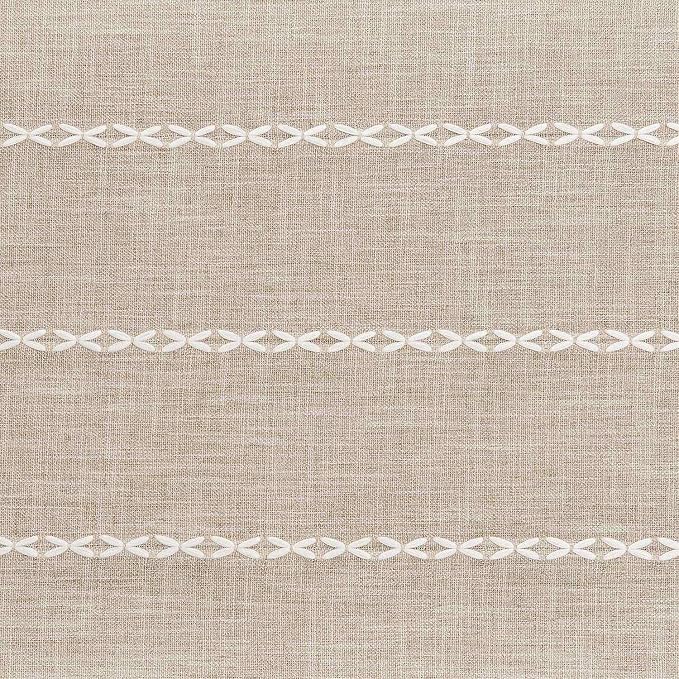 ZeeMart Farmhouse Braided Striped Table Runner, Rustic Beige Table Runners 60 - Image 6