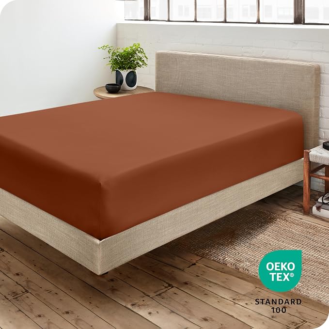 Bare Home Fitted Bottom Sheet Twin Extra Long Size - Image 4