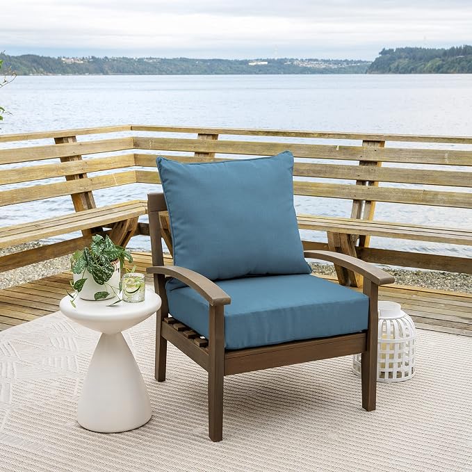 Arden Outdoor Deep Seat Cushion Set, 24 in x 24 in, Weather-Proof, Rain-Proof - Image 2