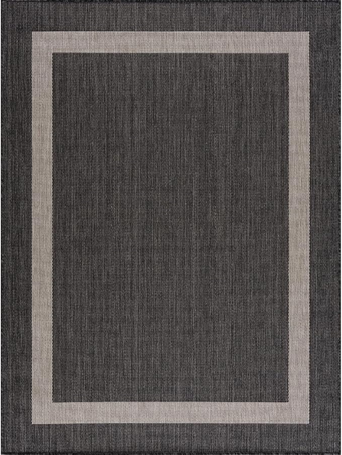 CAMILSON Outdoor Rug 6x9, Modern Outside Rugs - Image 3