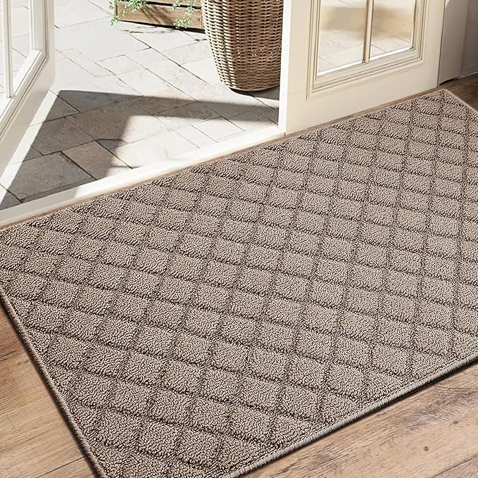 Azadx 3'x5' Front Entryway Door Mat Non Slip Indoor Door mats Washable Entry by Azadx