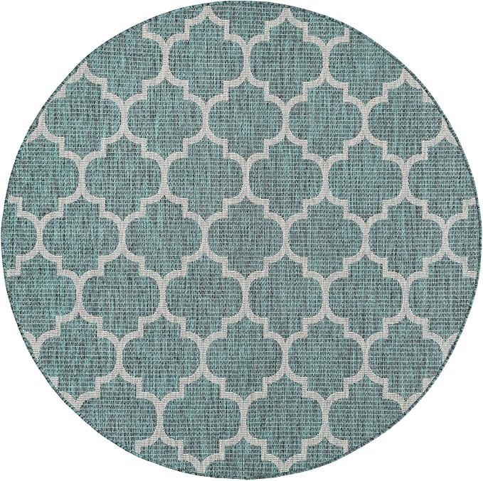 Unique Loom Outdoor Trellis Collection Area Rug - Image 3