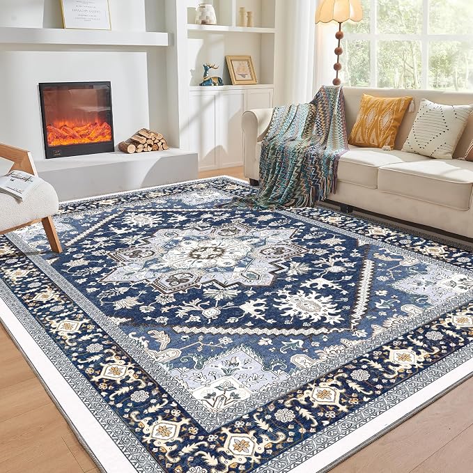 OPPODREAM Thin 10x14 Area Rugs, Washable Rugs 10x14 by OPPODREAM