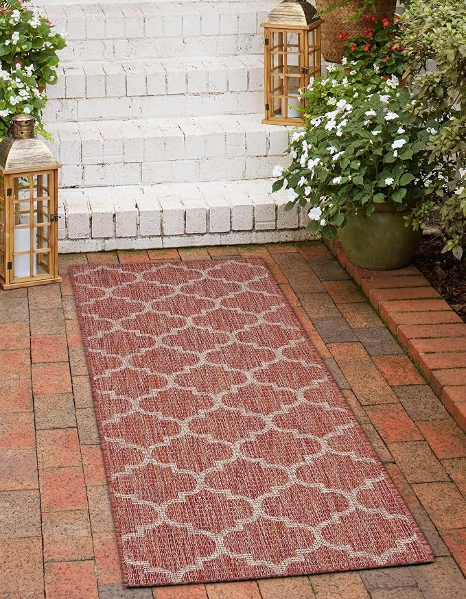 Unique Loom Outdoor Trellis Collection Area Rug - Image 4