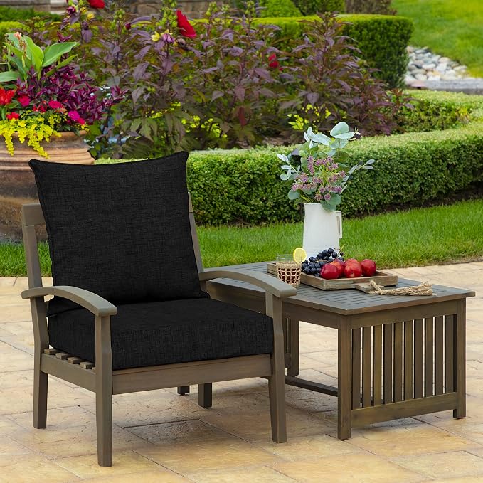 Arden Outdoor Deep Seat Cushion Set, 24 in x 24 in, Weather-Proof, Rain-Proof - Image 2