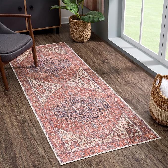 Bloom Rugs Washable 7 ft Runner by BloomRugs