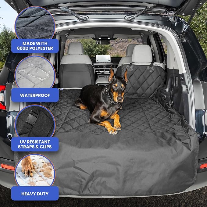 4Knines Split Cargo Liner for SUV – For Dogs & Pets, Heavy-Duty, Waterproof - Image 3