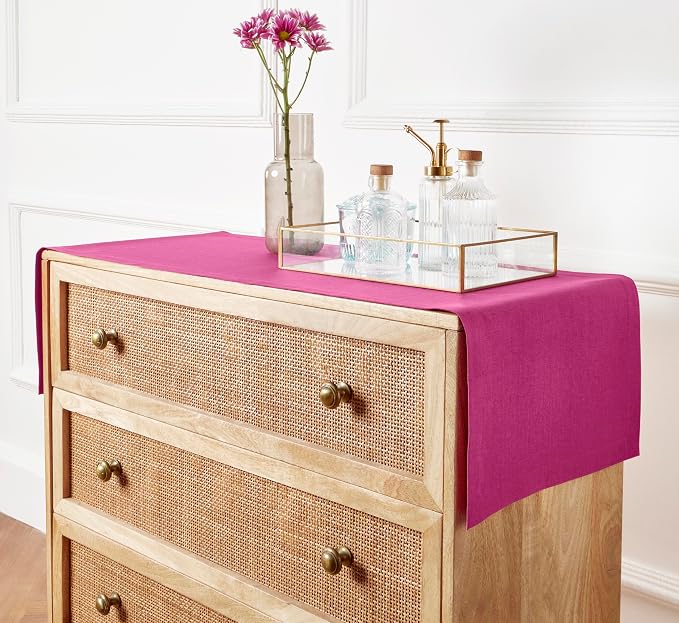 Solino Home Linen Table Runner 48 Inches - Image 3