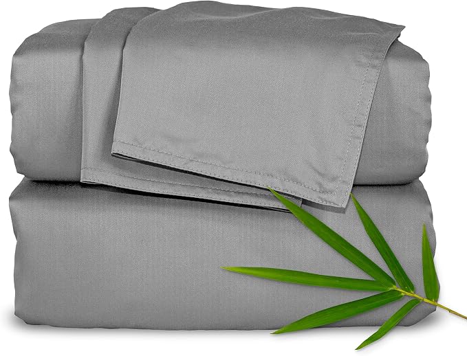 Pure Bamboo Twin Sheets, Genuine 100% Organic Viscose Derived from Bamboo Bed by PureBamboo