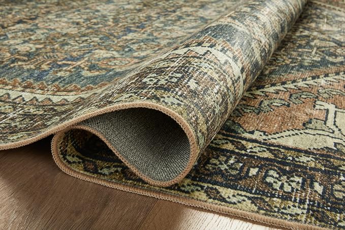 Loloi Magnolia Home by Joanna Gaines Banks Collection BAN-02 Denim/Clay 2'-0" x - Image 13