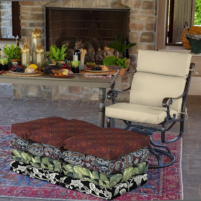 Arden Outdoor Chair Cushion, 21 x 20, Rain-Proof, Fade Resistant 21 x 20 - Image 5