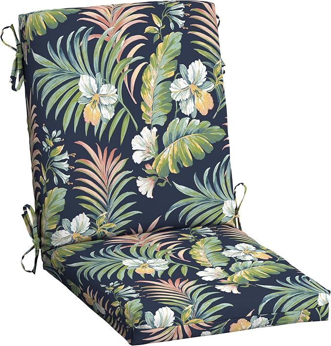 Arden Outdoor Dining Chair Cushion, 2 Pack, 20 x 20, Rain-Proof, Fade Resistant by ARDEN
