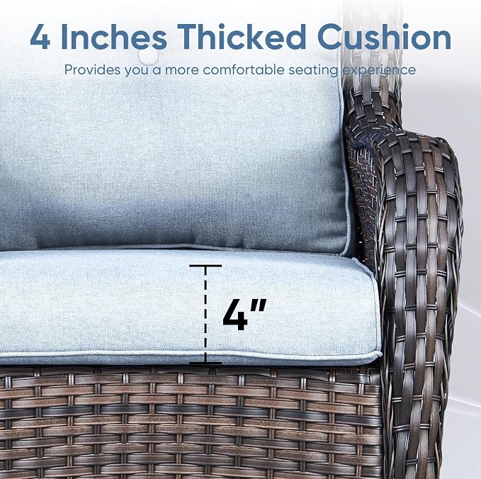 8-Piece Outdoor Patio Cushion Set - Image 4