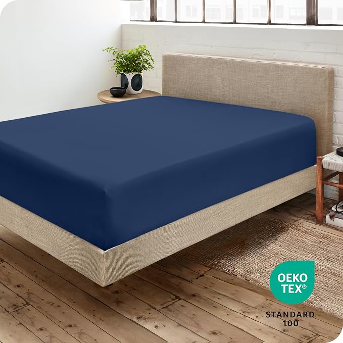 Bare Home Fitted Bottom Sheet Split Head Flex King Size - Image 5