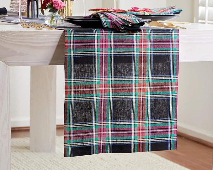 Solino Home Linen Table Runner 72 Inches Long - Image 2