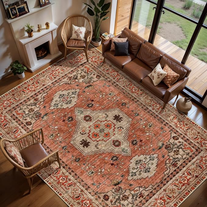 Tangsoo Boho 6x9 Area Rug Washable - Image 2