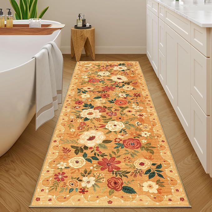 DUKINO 2x6 Runner Rug for Hallway, Washable Kitchen Runner Rug - Image 3