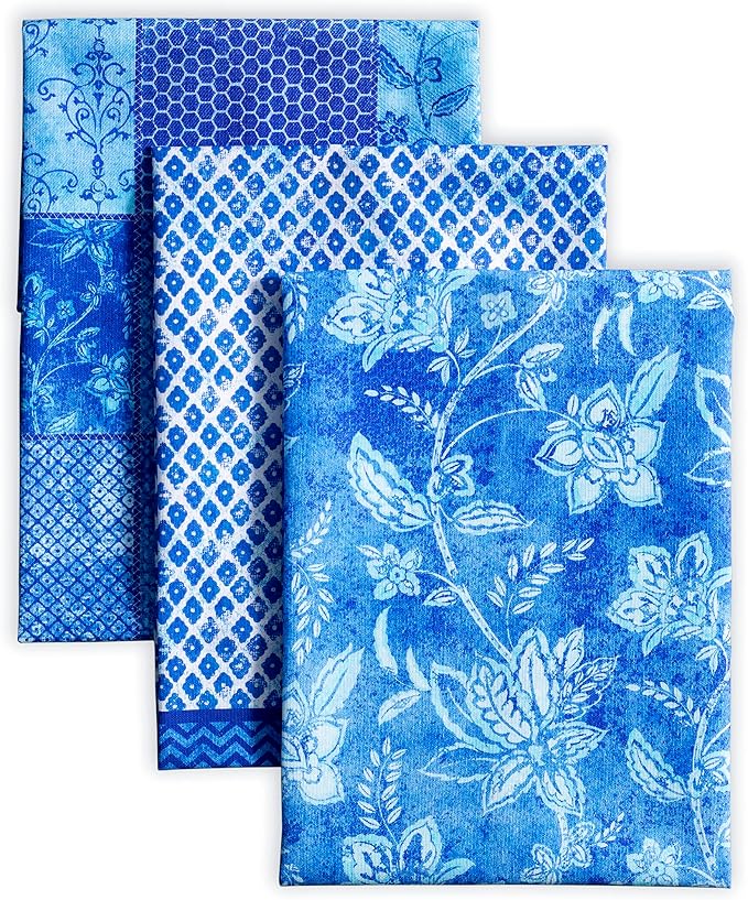 Maison d' Hermine Kitchen Towels Set of 3 100% Cotton 27.50" x 20" Reusable by MaisondHermine