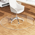 Beveled Edge 36" Round Office Chair Mat by MESAILUP