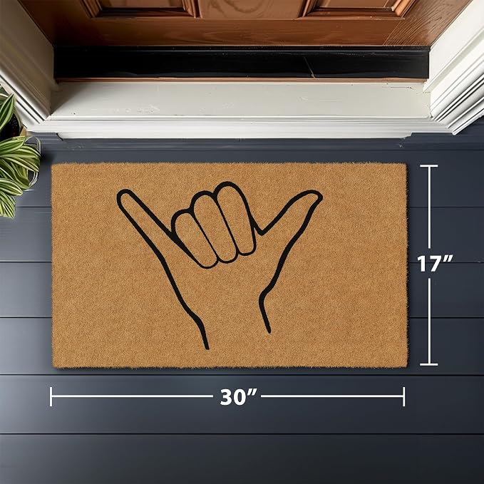Barnyard Designs Natural Coco Coir Heavy Duty Backing Doormat - Image 3